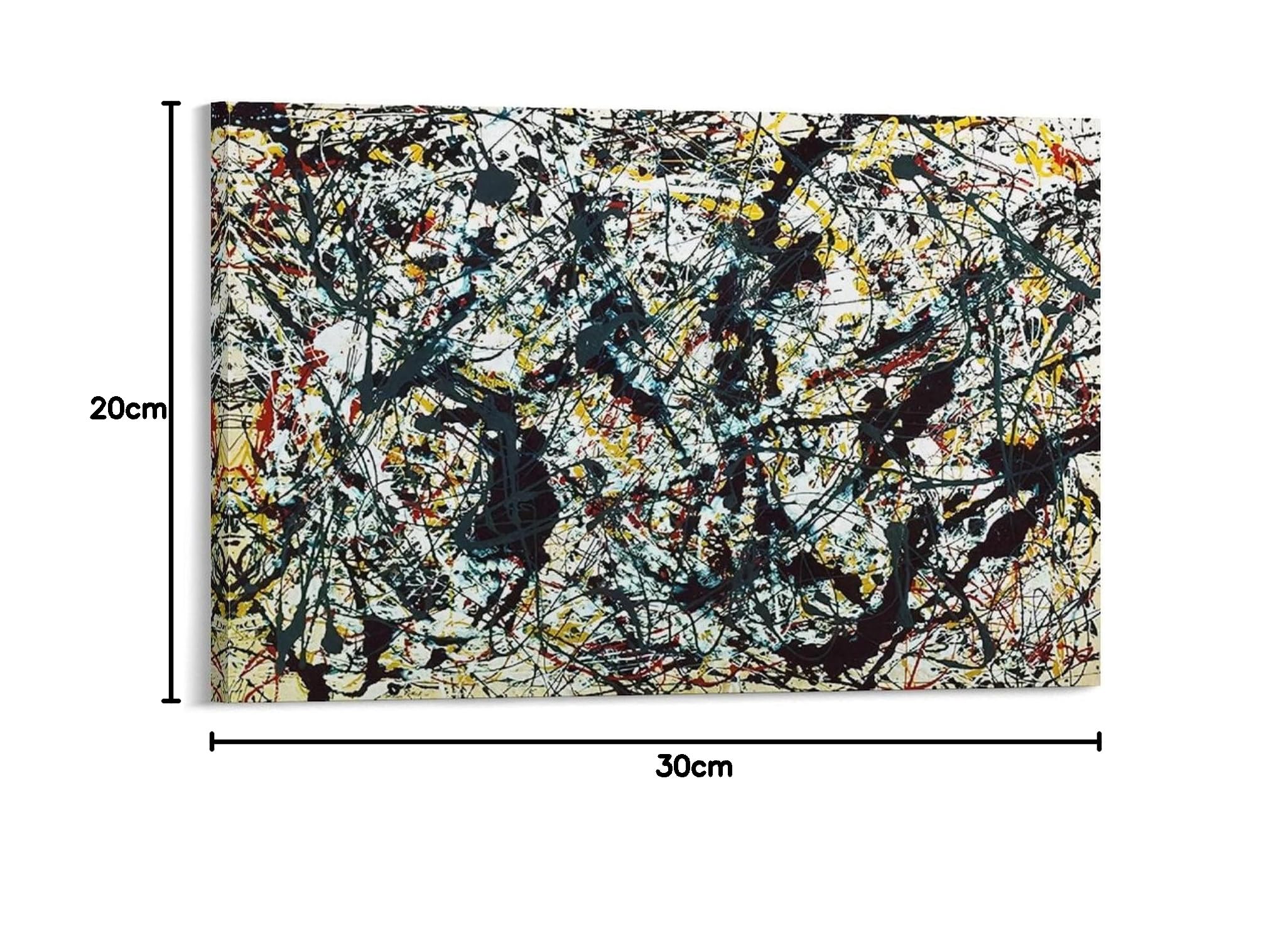 Amazon.co.jp: Jackson Pollockジャクソン・ポロック画家の作品「黒白